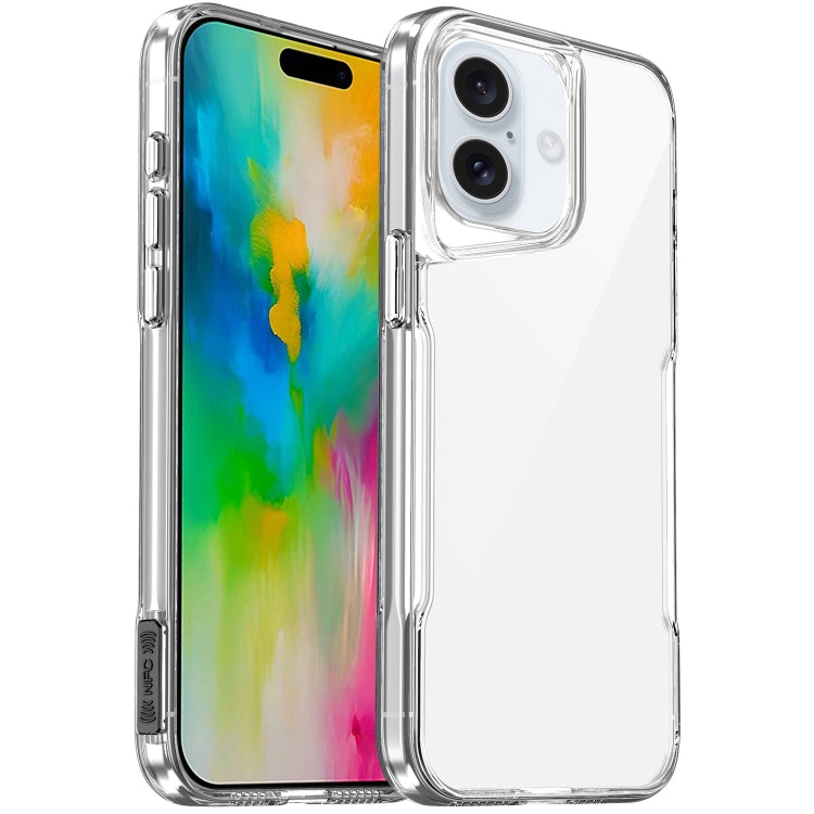 For iPhone 16 Acrylic + TPU Transparent Full Coverage Phone Case - iPhone 16 Cases by PMC TechLife | Online Shopping South Africa | PMC TechLife | Buy Now Pay Later Mobicred