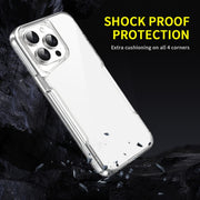 For iPhone 16 Plus Acrylic + TPU Transparent Full Coverage Phone Case