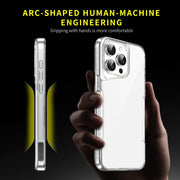 For iPhone 16 Plus Acrylic + TPU Transparent Full Coverage Phone Case