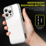 For iPhone 16 Pro Max Acrylic + TPU Transparent Full Coverage Phone Case