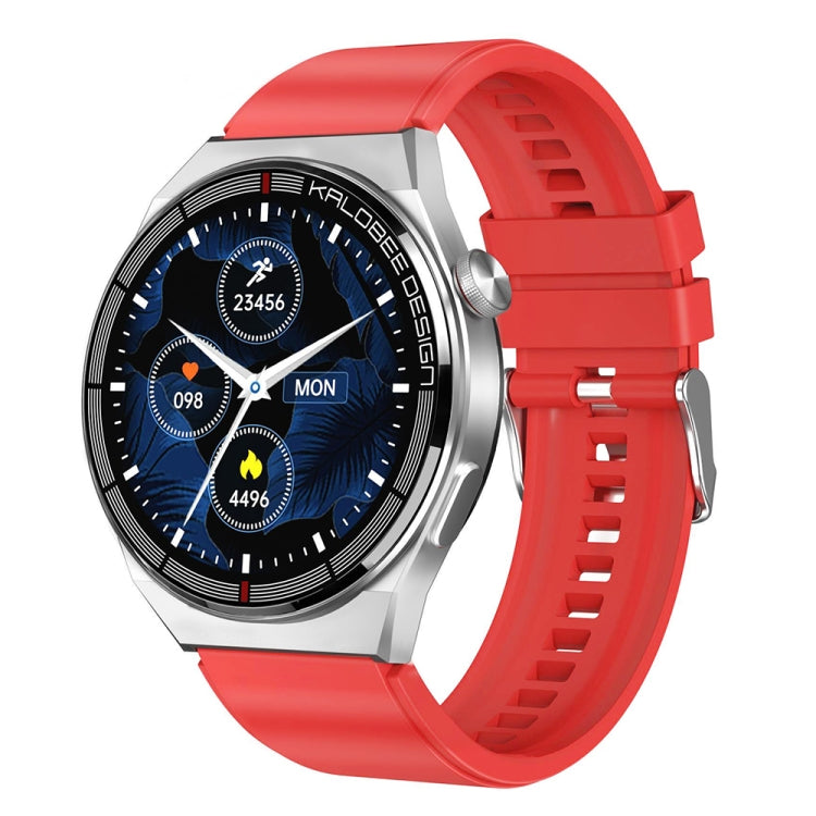 1.3 inch Silicone Band IP68 Waterproof Smart Watch Support Bluetooth Call(Red) - Smart Watches by PMC TechLife | Online Shopping South Africa | PMC TechLife | Buy Now Pay Later Mobicred