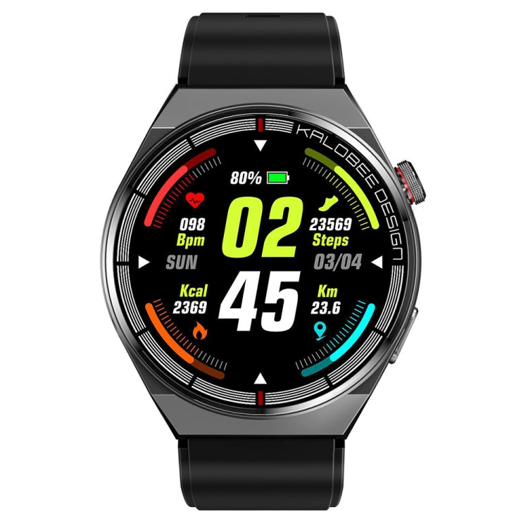 1.3 inch Silicone Band IP68 Waterproof Smart Watch Support Bluetooth Call(Black) - Smart Watches by PMC TechLife | Online Shopping South Africa | PMC TechLife | Buy Now Pay Later Mobicred