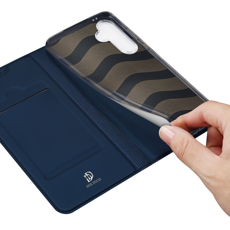For Samsung Galaxy S24 FE 5G DUX DUCIS Skin Pro Series Flip Leather Phone Case(Blue) - Galaxy S24 FE 5G Cases by DUX DUCIS | Online Shopping South Africa | PMC Jewellery | Buy Now Pay Later Mobicred