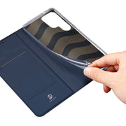 For Samsung Galaxy S25 Ultra 5G DUX DUCIS Skin Pro Series Flip Leather Phone Case(Blue)
