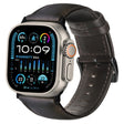For Apple Watch Ultra 2 49mm Oil Wax Genuine Leather Watch Band(Dark Brown) - Watch Bands by PMC TechLife | Online Shopping South Africa | PMC TechLife | Buy Now Pay Later Mobicred