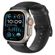 For Apple Watch Ultra 49mm Oil Wax Genuine Leather Watch Band(Black) - Watch Bands by PMC TechLife | Online Shopping South Africa | PMC TechLife | Buy Now Pay Later Mobicred