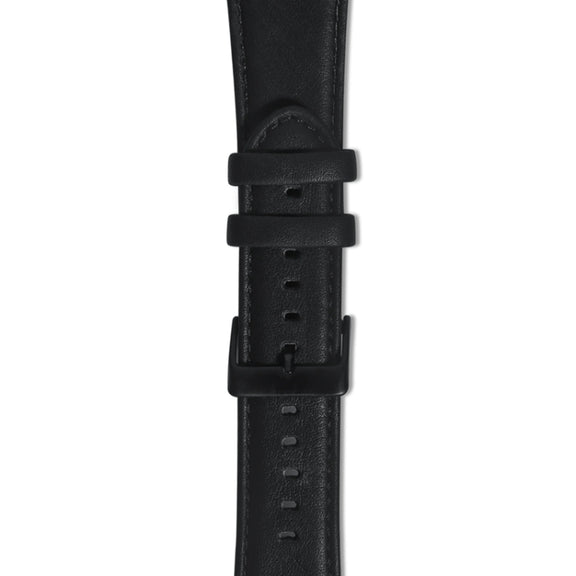 For Apple Watch Ultra 49mm Oil Wax Genuine Leather Watch Band(Black)