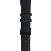 For Apple Watch Series 4 40mm Oil Wax Genuine Leather Watch Band(Black)