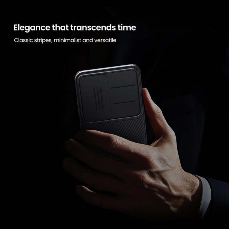 For Samsung Galaxy S25+ 5G NILLKIN Black Mirror Pro Series Camshield PC Phone Case(Black) - Galaxy S25+ 5G Cases by NILLKIN | Online Shopping South Africa | PMC Jewellery | Buy Now Pay Later Mobicred