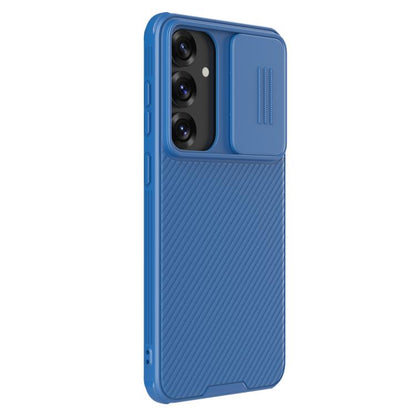 For Samsung Galaxy S25+ 5G NILLKIN Black Mirror Pro Series Camshield PC Phone Case(Blue) - Galaxy S25+ 5G Cases by NILLKIN | Online Shopping South Africa | PMC Jewellery | Buy Now Pay Later Mobicred