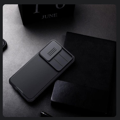 For Samsung Galaxy S25+ 5G NILLKIN Black Mirror Pro Series Camshield PC Phone Case(Blue) - Galaxy S25+ 5G Cases by NILLKIN | Online Shopping South Africa | PMC Jewellery | Buy Now Pay Later Mobicred