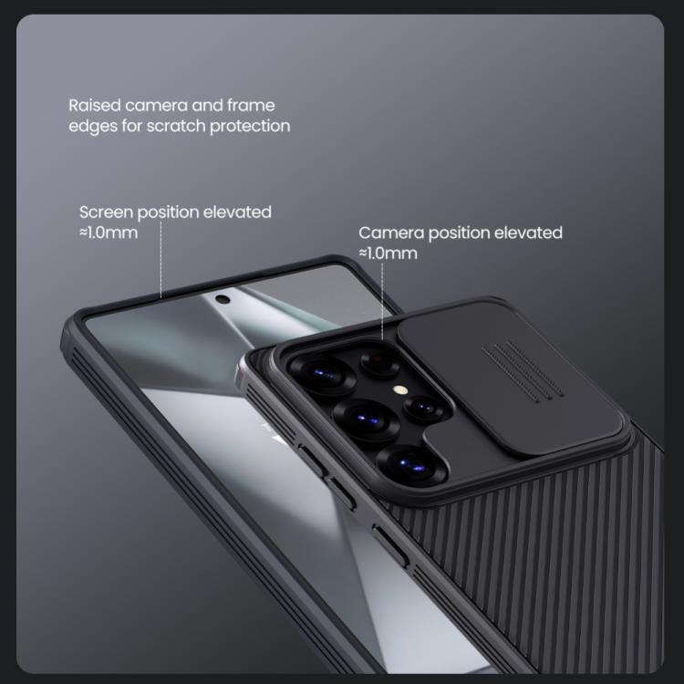For Samsung Galaxy S25 Ultra 5G NILLKIN Black Mirror Pro Series Camshield PC Phone Case(Black) - Galaxy S25 Ultra 5G Cases by NILLKIN | Online Shopping South Africa | PMc TechLife | Buy Now Pay Later Mobicred