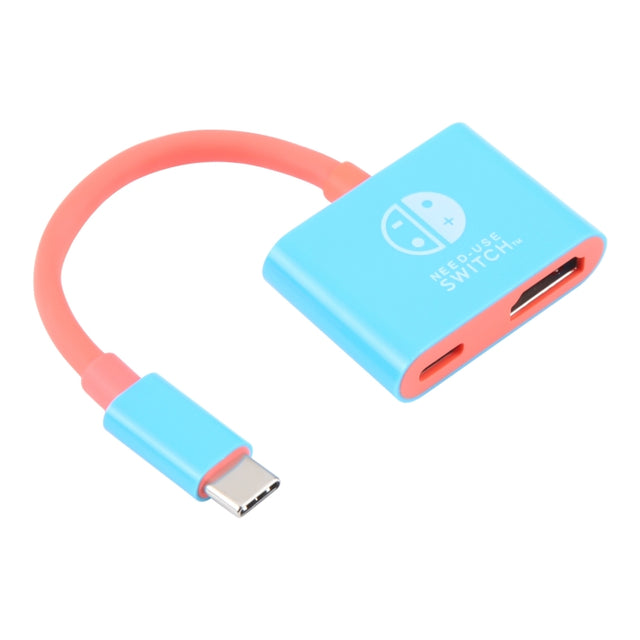 2 in 1 USB-C / Type-C to HDMI + USB-C / Type-C Video Converter for Switch / Steam