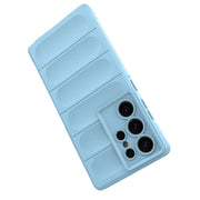 For Samsung Galaxy S25 Ultra 5G Magic Shield TPU + Flannel Phone Case(Black)