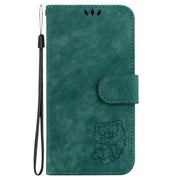 For Redmi K70 / K70 Pro Little Tiger Embossed Leather Phone Case(Green)