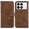 For Redmi K70 / K70 Pro Little Tiger Embossed Leather Phone Case(Brown) - K70 Cases by PMC Jewellery | Online Shopping South Africa | PMC Jewellery | Buy Now Pay Later Mobicred