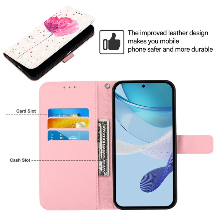 For Honor Magic6 Pro Global 3D Painting Horizontal Flip Leather Phone Case(Flower) - Honor Cases by PMC Jewellery | Online Shopping South Africa | PMC Jewellery | Buy Now Pay Later Mobicred
