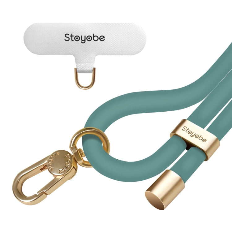DUX DUICS PL-ONE Universal Silicone Phone Lanyard(Dark Green)