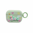 For AirPods 3 Fresh 3D Text Skin Feel Earbuds Box PC Case(Green) - For AirPods 3 by PMC Jewellery | Online Shopping South Africa | PMC Jewellery | Buy Now Pay Later Mobicred