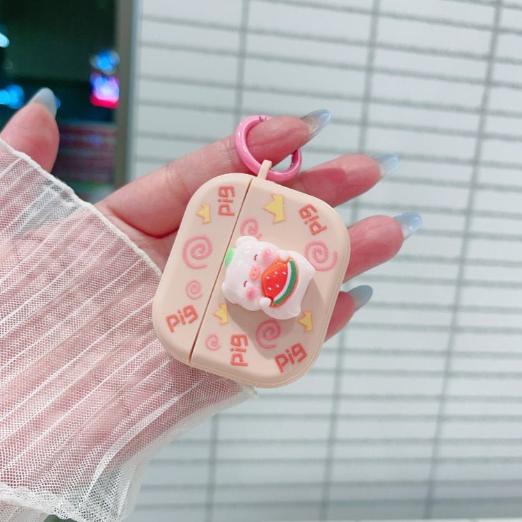 For AirPods Pro Fresh 3D Piglet Pattern Earbuds Box PC Case - For AirPods Pro by PMC Jewellery | Online Shopping South Africa | PMC Jewellery | Buy Now Pay Later Mobicred