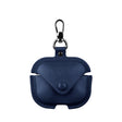 For Redmi Buds 5 / 6S Business Leather Earphone Protective Case with Hook(Blue) - free shipping - PMC Jewellery - Order now!