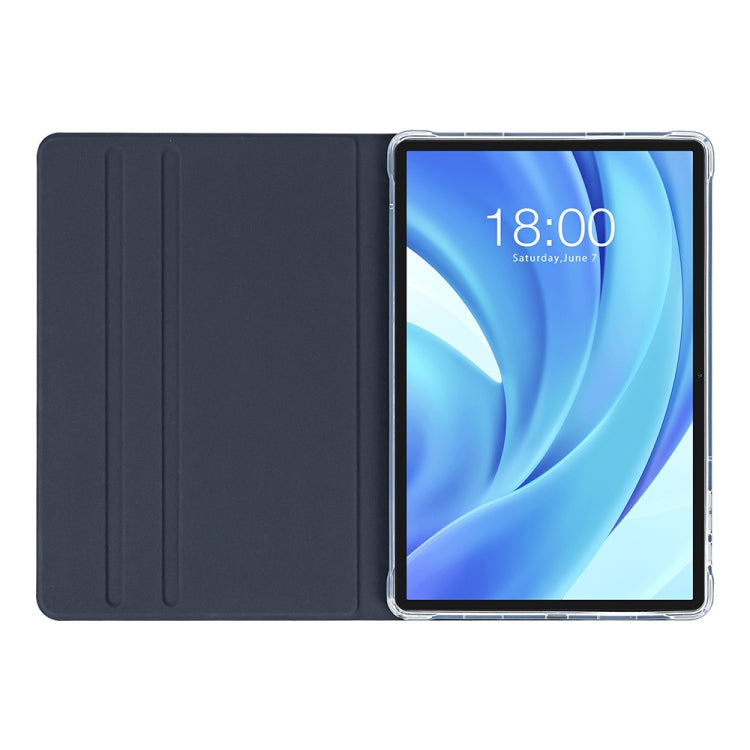 For Teclast T50 HD / T50 Max Anti-slip Texture Smart Tablet Leather Folio Case(Dark Blue) - Teclast by TECLAST | Online Shopping South Africa | PMC Jewellery | Buy Now Pay Later Mobicred