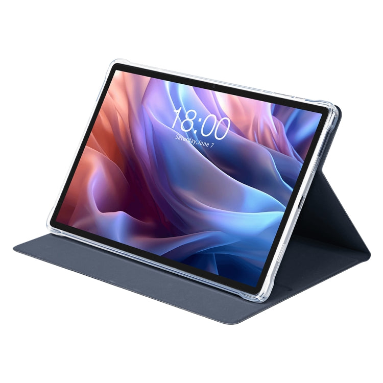 For Teclast T65 Max Anti-slip Texture Smart Tablet Leather Folio Case(Dark Blue) - Teclast by TECLAST | Online Shopping South Africa | PMC Jewellery | Buy Now Pay Later Mobicred