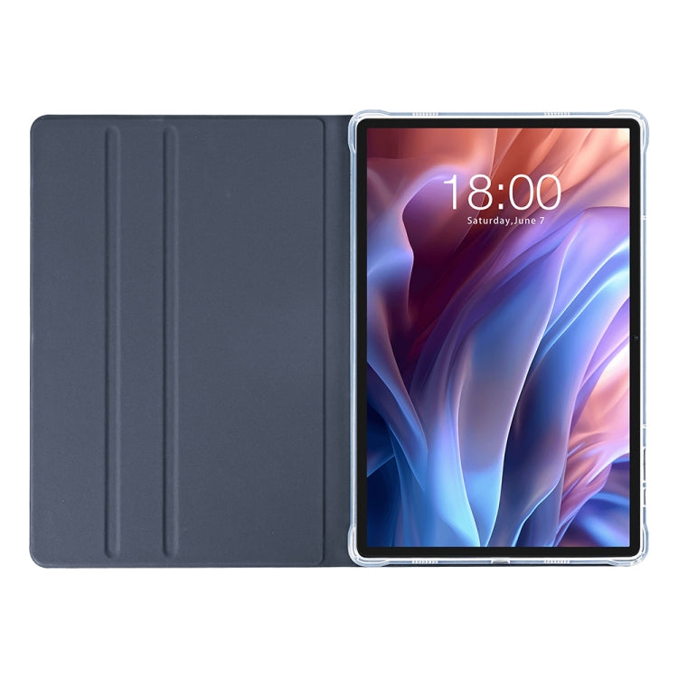 For Teclast T65 Max Anti-slip Texture Smart Tablet Leather Folio Case(Dark Blue) - Teclast by TECLAST | Online Shopping South Africa | PMC Jewellery | Buy Now Pay Later Mobicred