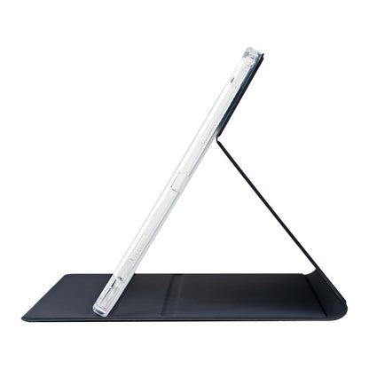 For Teclast T65 Max Anti-slip Texture Smart Tablet Leather Folio Case(Dark Blue) - Teclast by TECLAST | Online Shopping South Africa | PMC Jewellery | Buy Now Pay Later Mobicred