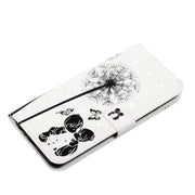 For Samsung Galaxy S25 5G Oil Embossed 3D Drawing Leather Phone Case(Couple Dandelion)