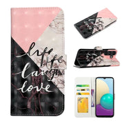 For Samsung Galaxy S25+ 5G Oil Embossed 3D Drawing Leather Phone Case(Stitching Marble)