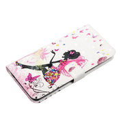 For Samsung Galaxy S25+ 5G Oil Embossed 3D Drawing Leather Phone Case(Flower Fairy)