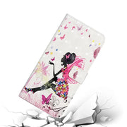 For Samsung Galaxy S25+ 5G Oil Embossed 3D Drawing Leather Phone Case(Flower Fairy)