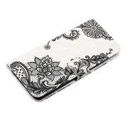 For Samsung Galaxy S25+ 5G Oil Embossed 3D Drawing Leather Phone Case(Lace Flower)