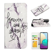 For Samsung Galaxy S25+ 5G Oil Embossed 3D Drawing Leather Phone Case(Words Marble)