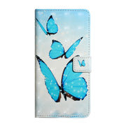 For Samsung Galaxy S25 Ultra 5G Oil Embossed 3D Drawing Leather Phone Case(3 Butterflies)