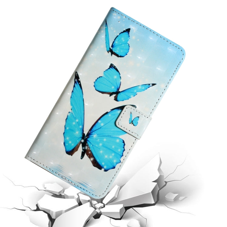 For Samsung Galaxy S25 Ultra 5G Oil Embossed 3D Drawing Leather Phone Case(3 Butterflies)