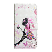 For Samsung Galaxy S25 Ultra 5G Oil Embossed 3D Drawing Leather Phone Case(Flower Fairy)