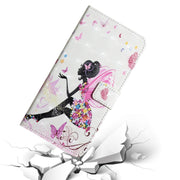 For Samsung Galaxy S25 Ultra 5G Oil Embossed 3D Drawing Leather Phone Case(Flower Fairy)