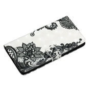 For Samsung Galaxy S25 Ultra 5G Oil Embossed 3D Drawing Leather Phone Case(Lace Flower)