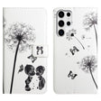 For Samsung Galaxy S25 Ultra 5G Oil Embossed 3D Drawing Leather Phone Case(Couple Dandelion) - Galaxy S25 Ultra 5G Cases by PMC TechLife | Online Shopping South Africa | PMC TechLife | Buy Now Pay Later Mobicred