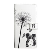 For Samsung Galaxy S25 Ultra 5G Oil Embossed 3D Drawing Leather Phone Case(Couple Dandelion)