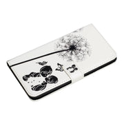 For Samsung Galaxy S25 Ultra 5G Oil Embossed 3D Drawing Leather Phone Case(Couple Dandelion)