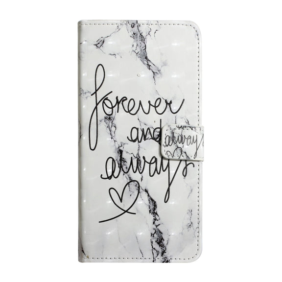 For Samsung Galaxy S25 Ultra 5G Oil Embossed 3D Drawing Leather Phone Case(Words Marble)