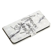 For Samsung Galaxy S25 Ultra 5G Oil Embossed 3D Drawing Leather Phone Case(Words Marble)