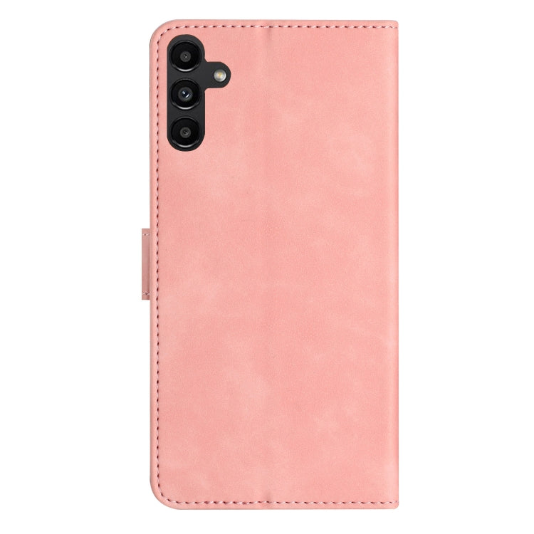 For Samsung Galaxy S25 5G Seven Butterflies Embossed Leather Phone Case(Pink) - Galaxy S25 5G Cases by PMC Jewellery | Online Shopping South Africa | PMC Jewellery | Buy Now Pay Later Mobicred