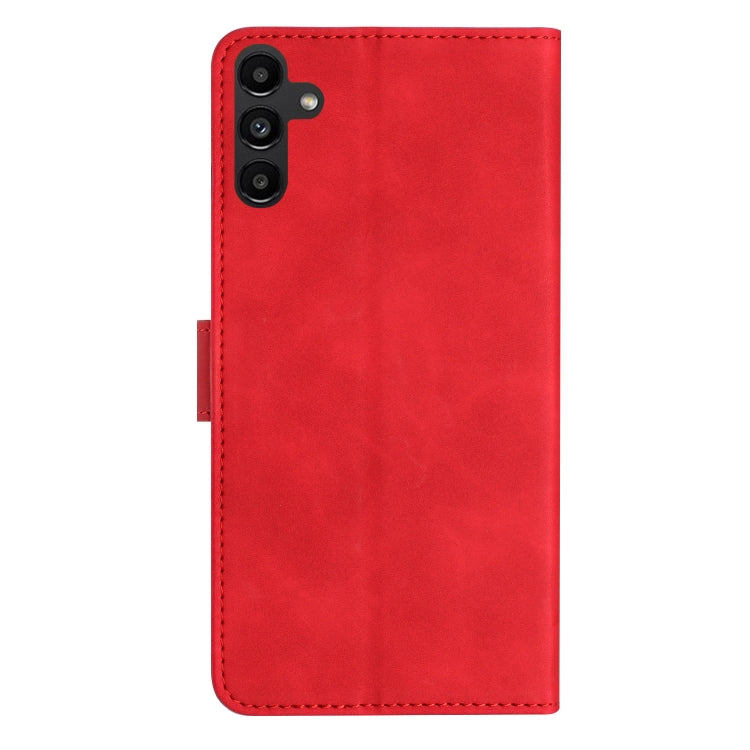 For Samsung Galaxy S25+ 5G Seven Butterflies Embossed Leather Phone Case(Red) - Galaxy S25+ 5G Cases by PMC Jewellery | Online Shopping South Africa | PMC Jewellery | Buy Now Pay Later Mobicred