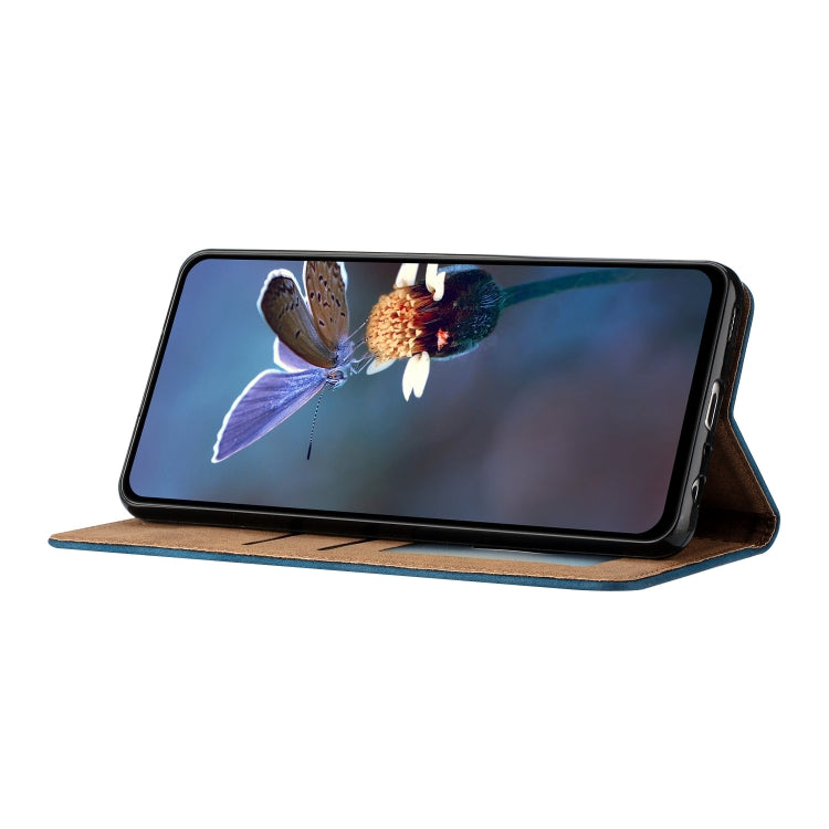 For Samsung Galaxy S25+ 5G Seven Butterflies Embossed Leather Phone Case(Blue) - Galaxy S25+ 5G Cases by PMC Jewellery | Online Shopping South Africa | PMC Jewellery | Buy Now Pay Later Mobicred