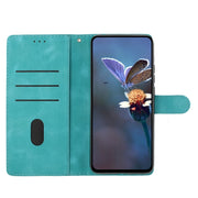 For Samsung Galaxy S25 Ultra 5G Cherry Blossom Butterfly Skin Feel Embossed PU Phone Case(Green)