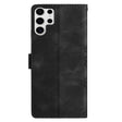 For Samsung Galaxy S25 Ultra 5G Cherry Blossom Butterfly Skin Feel Embossed PU Phone Case(Black) - Galaxy S25 Ultra 5G Cases by PMC TechLife | Online Shopping South Africa | PMC TechLife | Buy Now Pay Later Mobicred